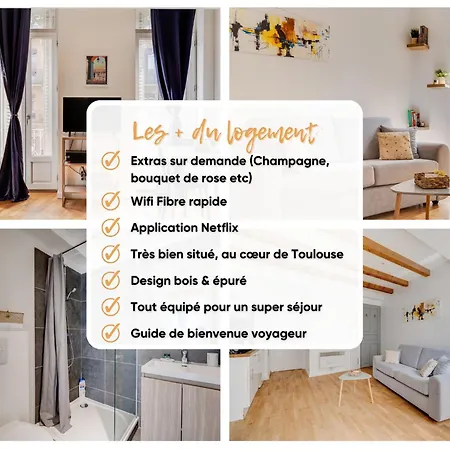 O Merveilleux Compans - Centre - Wifi, Tv Lejlighed Toulouse