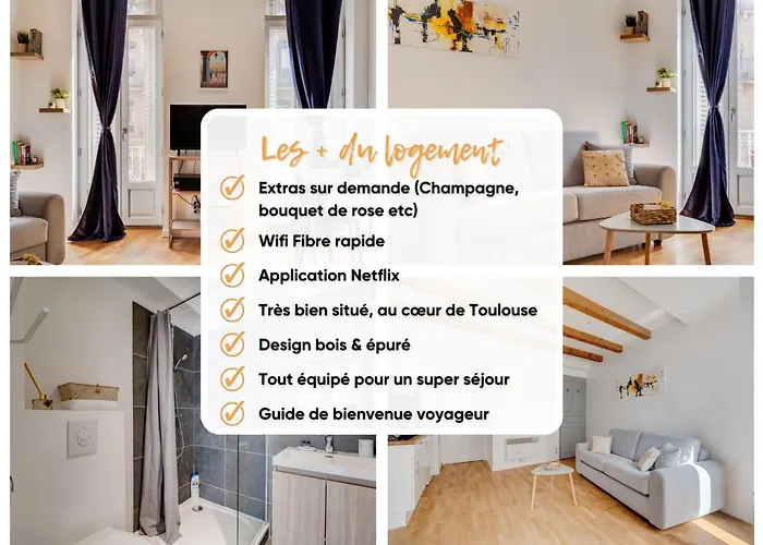O Merveilleux Compans - Centre - Wifi, Tv شقة تولوز